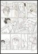 Jordi Lafebre - Les Beaux étés, La Calanque, Planche origina