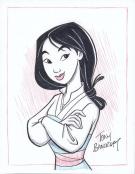 Tony Bancroft - Illustration originale - Mulan