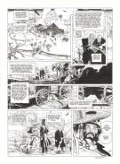 Ralph Meyer - Undertaker, L'Indien blanc, Planche originale 