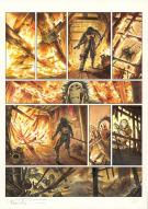 Saverio Tenuta - Le Masque de Fudo, Feu, Planche originale n