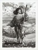 Tom Cuzor - Le Chien de Guerre, Illustration originale, Renc