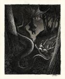 Tom Cuzor - Illustration originale, La Vouivre