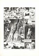 Joël Parnotte - Aristophania, La Montagne Rouge, Planche ori