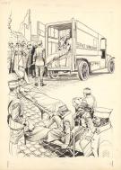 Pierre Le Guen - Illustration originale, voitures radiologie