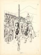 Pierre Le Guen - Illustration originale, La Mort de Celtill