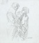 Andr&eacute; Juillard - Les 7 Vies de l'&Eacute;pervier, Illustration orig