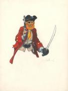 Patrice Pellerin - Barbe-Rouge, Illustration originale