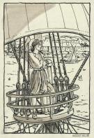 André Juillard - Plume aux Vents, Illustration originale 