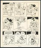Henri Dufranne - Gai Luron, Planche originale