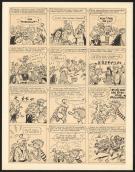 René Pellos - Pechedur et Briquemol, Planche originale n°36,