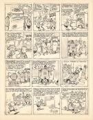 René Pellos - Pechedur et Briquemol, Planche originale n°33,