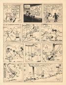 René Pellos - Pechedur et Briquemol, Planche originale n°15
