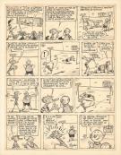 René Pellos - Pechedur et Briquemol, Planche originale, coll