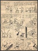 René Pellos - Pechedur et Briquemol, Planche originale n°31,