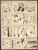 René Pellos - Pechedur et Briquemol, Planche originale