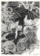 Daria Schmitt - Le Bestiaire du crépuscule, Illustration ori