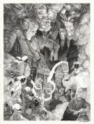 Daria Schmitt - Le Bestiaire du crépuscule, Illustration ori