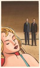 Loustal - Menaces de mort, Couverture originale