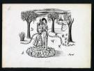Raymond Peynet - Le Poète
Illustration originale