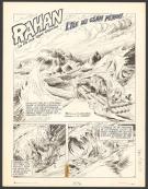 André Cheret - Rahan, L'île du clan perdu, Planche originale