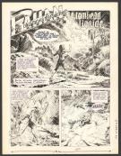 André Cheret - Rahan, Le tombeau liquide, Planche originale 