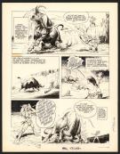 André Cheret - Rahan, Les hommes sans cheveux, Planche origi