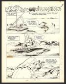André Cheret - Rahan, Les coquillages bleus, Planche origina