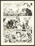 André Cheret - Rahan, Les liens de vérités, Planche original