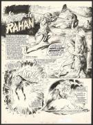 André Cheret - Rahan, Le trésor de Rahan, Planche originale 