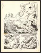 André Cheret - Rahan, Les liens de vérités, Planche original