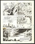 André Cheret - Rahan, Le rivage interdit, Planche originale 