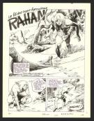 André Cheret - Rahan, Le petit d'homme, Planche originale n°
