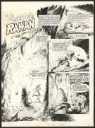 André Cheret - Rahan, Le trésor de Rahan, Planche originale 