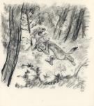 Peter de Sève - Buck,illustration originale pour l'âge de gl
