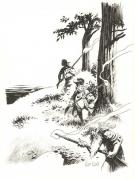 Riff Reb's - L'Île au trésor, Illustration originale