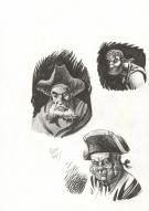 Riff Reb's - L'Île au trésor, Illustration originale, recher