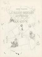 Ted Benoit - Illustration originale, crayonné préparatoire,p