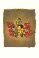 Benjamin Lacombe - Frida Kahlo, Illustration originale