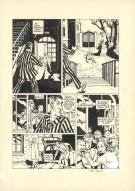 Ted Benoit - Hôpital, Planche originale n°09, retouches à la