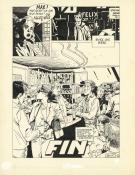 Ted Benoit - Hôpital, Planche originale n°48, page de fin