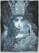 Aliocha Gouverneur - La Reine des neiges, Illustration origi