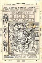 Gil Kane - Western Gunfighters, Planche originale issue de "