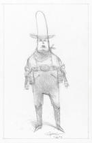 Carter Goodrich - WESTERN!, Illustration originale, recherch