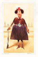 Carter Goodrich - WESTERN!, Trick Shooter, illustration orig