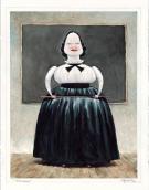Carter Goodrich - WESTERN!, Schoolmarm, illustration origina