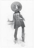 Carter Goodrich - WESTERN!, Illustration originale, recherch