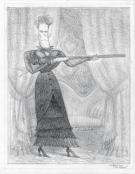 Carter Goodrich - WESTERN!, Illustration originale, recherch