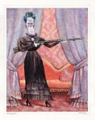 Carter Goodrich - WESTERN!, The Madame #2, illustration orig