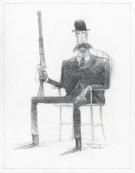 Carter Goodrich - WESTERN!, Illustration originale, recherch