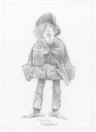 Carter Goodrich - WESTERN!, Illustration originale, recherch